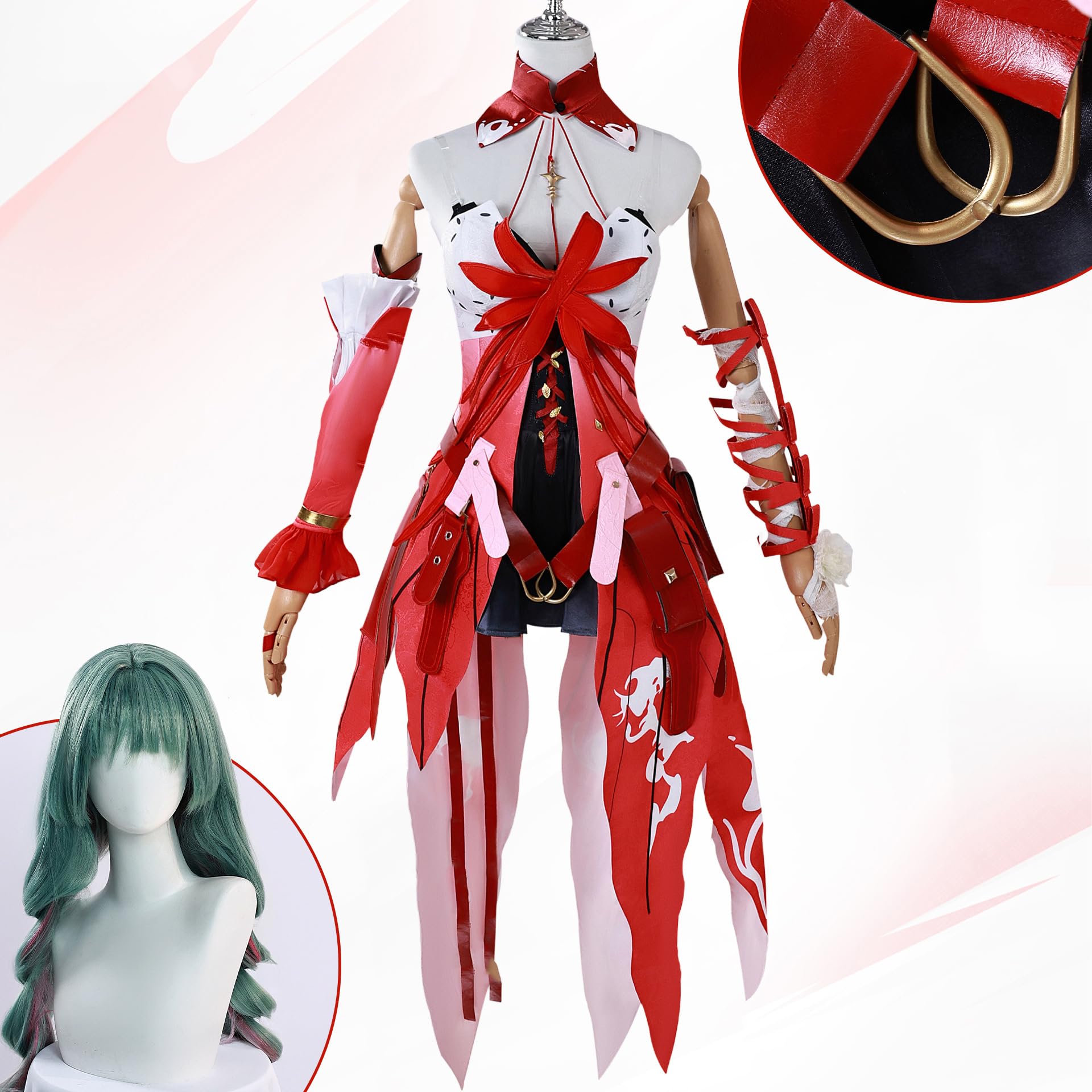 Amazon.co.jp: [HAOJEE]鳴潮 フローヴァコスプレ 衣装 弗洛洛『頭飾り